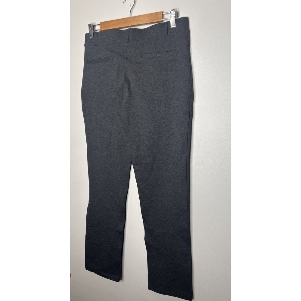 Quince Women's Gray Ponte Pants Classic Tailored Fit Size Medium Petite NWT New - Picture 6 of 10